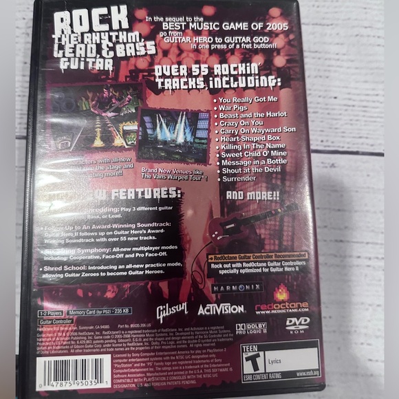 Guitar Hero 2 For PlayStation 2 - Picture 3 of 3